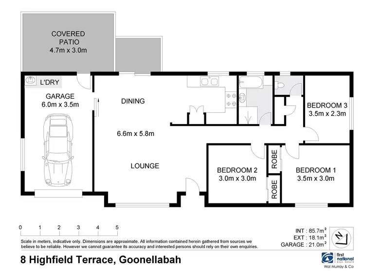 Floorplan of Homely house listing, 8 Highfield Terrace, Goonellabah NSW 2480