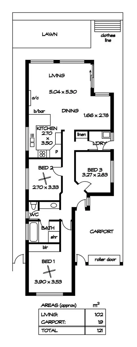 Floorplan of Homely house listing, 5/135 Lyons Road, Dernancourt SA 5075