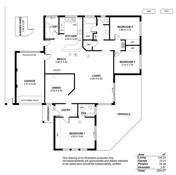 Floorplan of Homely unit listing, 4/18 Allendale Grove, Stonyfell SA 5066