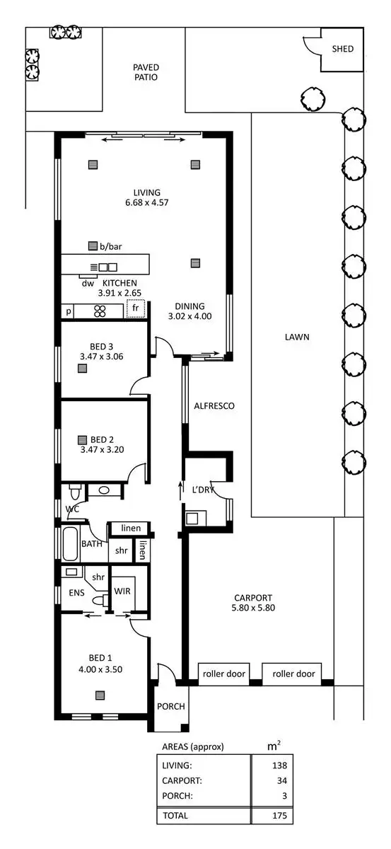 Floorplan of Homely house listing, 30b Warren Road, Para Hills West SA 5096