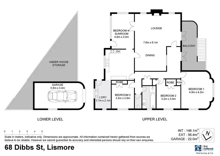 Floorplan of Homely house listing, 68 Dibbs Street, Lismore NSW 2480