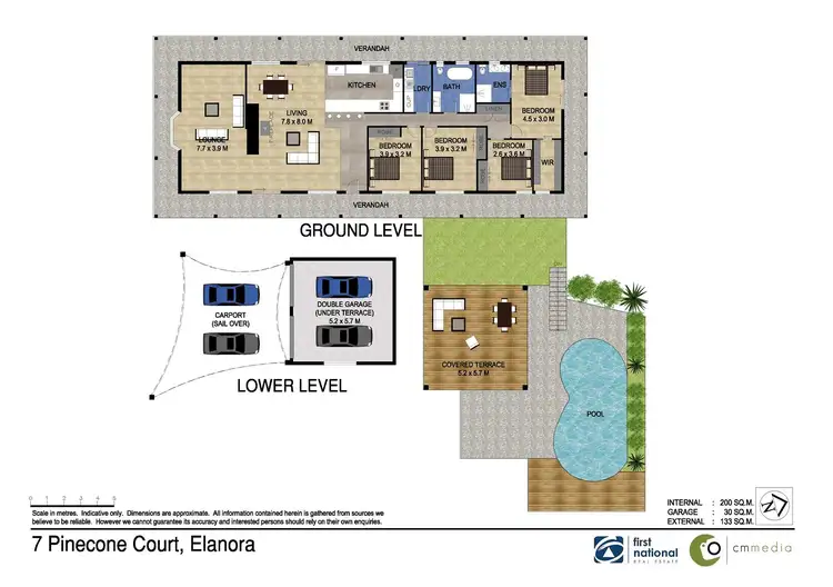 Floorplan of Homely house listing, 7 Pinecone Court, Elanora QLD 4221