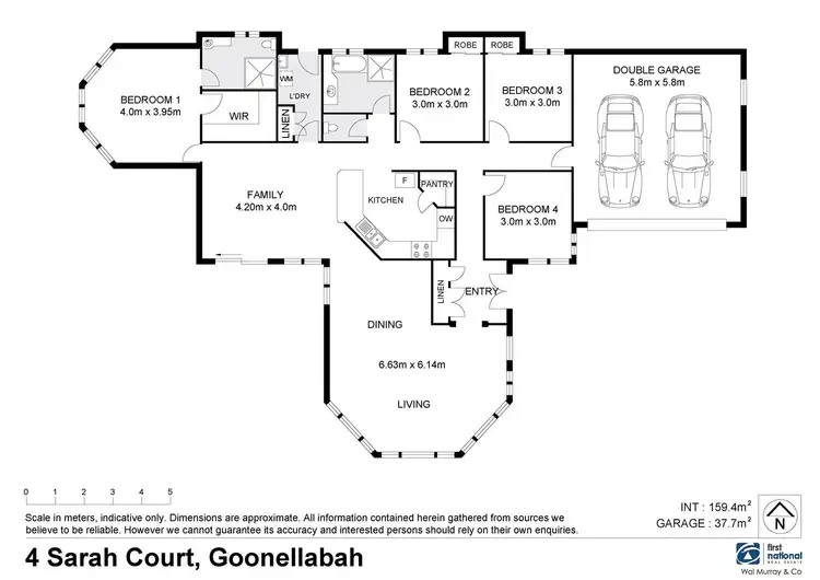 Floorplan of Homely house listing, 4 Sarah Court, Goonellabah NSW 2480