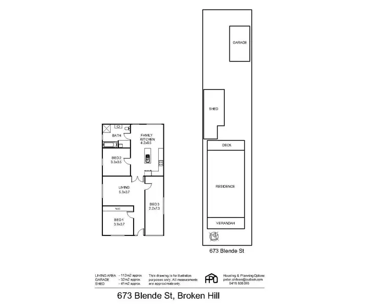 Floorplan of Homely house listing, 673 Blende Street, Broken Hill NSW 2880