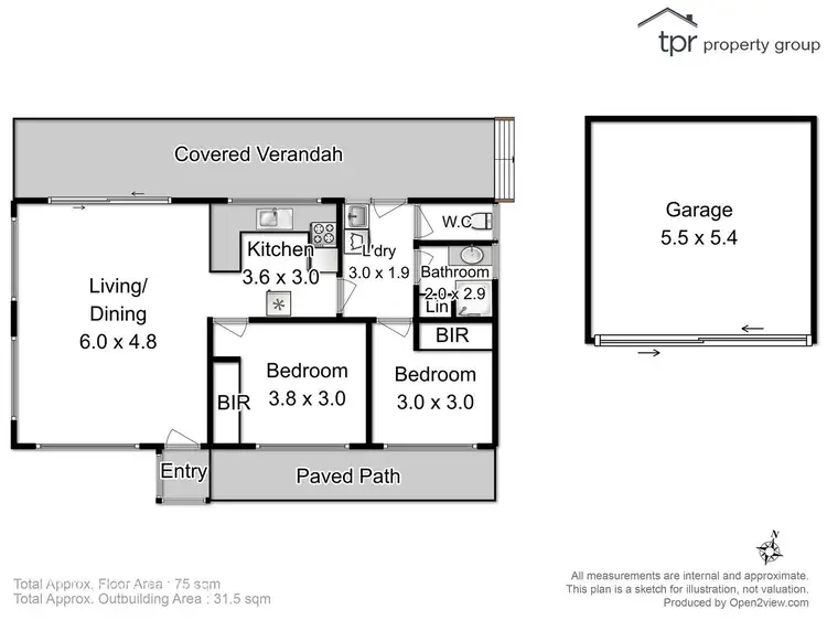 Floorplan of Homely house listing, 33 Knights Road, Huonville TAS 7109
