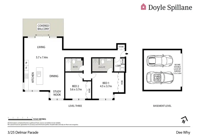 Floorplan of Homely unit listing, 3/25-29 Delmar Parade, Dee Why NSW 2099