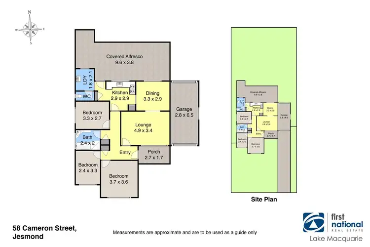 Floorplan of Homely house listing, 58 Cameron Street, Jesmond NSW 2299