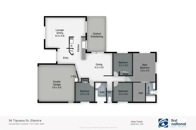 Floorplan of Homely house listing, 36 Tipuana Drive, Elanora QLD 4221