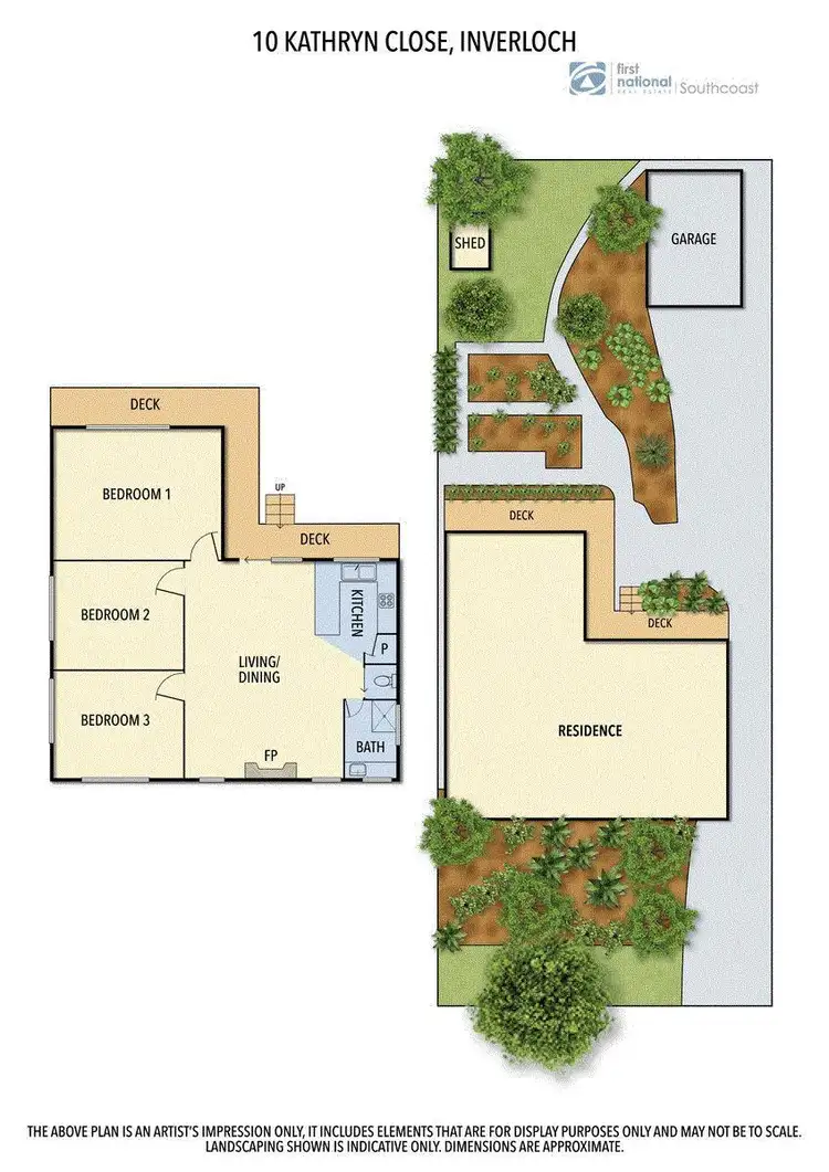 Floorplan of Homely house listing, 10 Kathryn Close, Inverloch VIC 3996