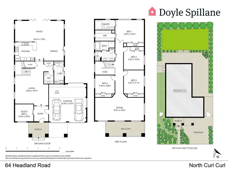 Floorplan of Homely house listing, 64 Headland Road, North Curl Curl NSW 2099