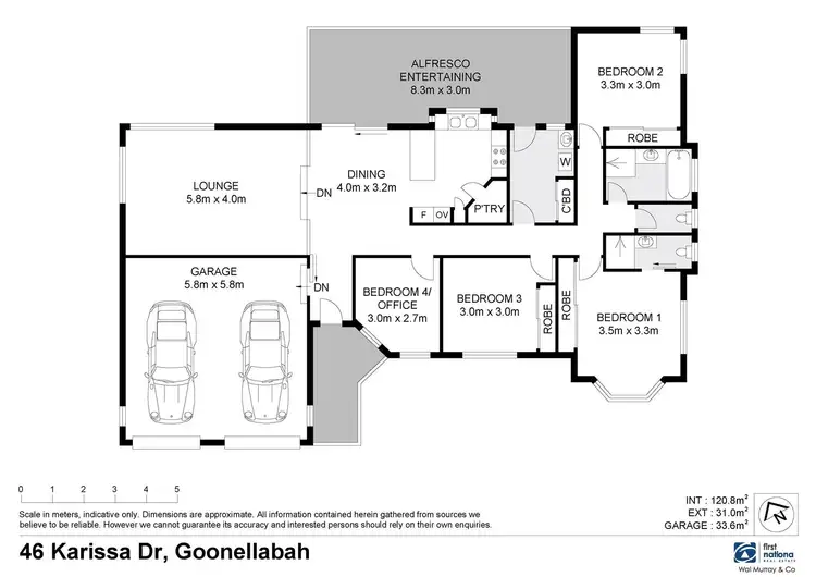 Floorplan of Homely house listing, 46 Karissa Drive, Goonellabah NSW 2480
