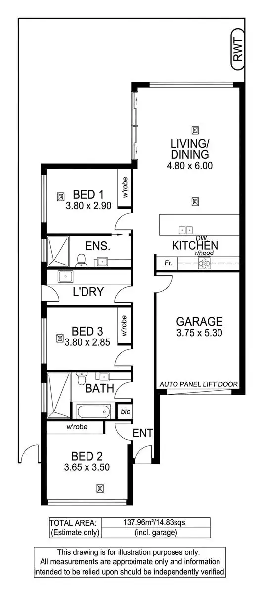 Floorplan of Homely house listing, 87a Bells Road, Glengowrie SA 5044