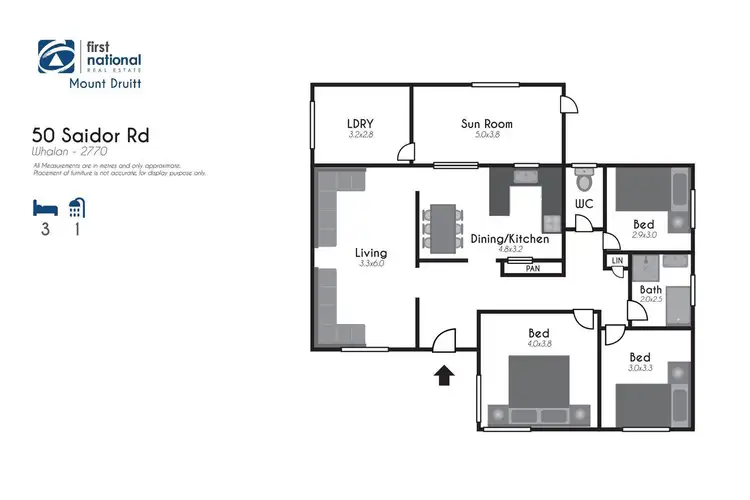 Floorplan of Homely house listing, 50 Saidor Road, Whalan NSW 2770