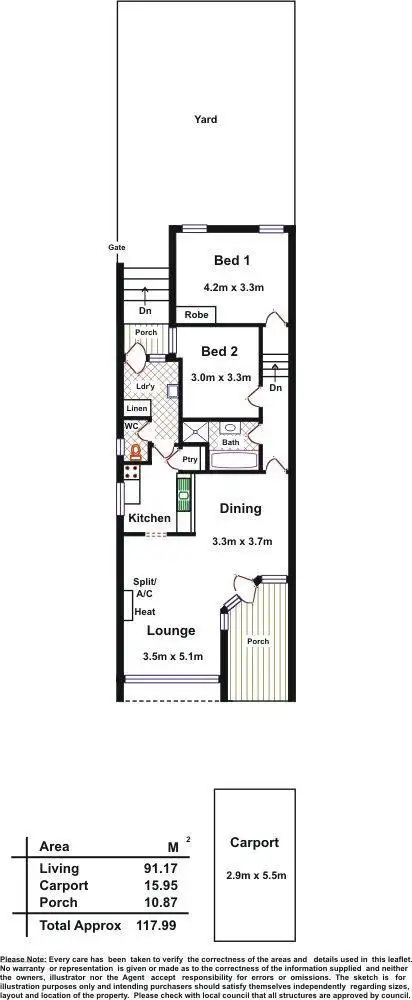Floorplan of Homely unit listing, 3/70 Marian Road, Payneham SA 5070