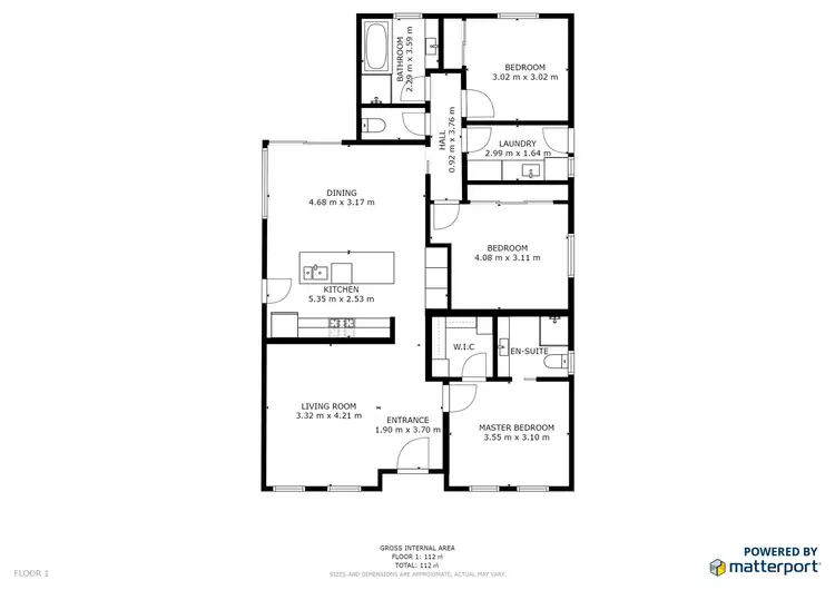 Floorplan of Homely house listing, 3/725 Etiwanda Avenue, Mildura VIC 3500