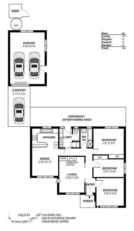 Floorplan of Homely house listing, 10 Garfield Street, Klemzig SA 5087