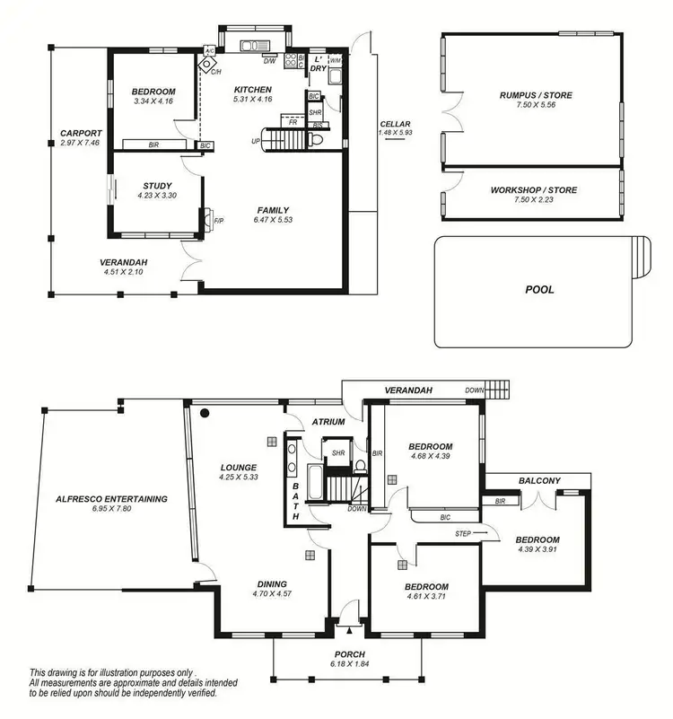 Floorplan of Homely house listing, 4 Adamson Avenue, Belair SA 5052