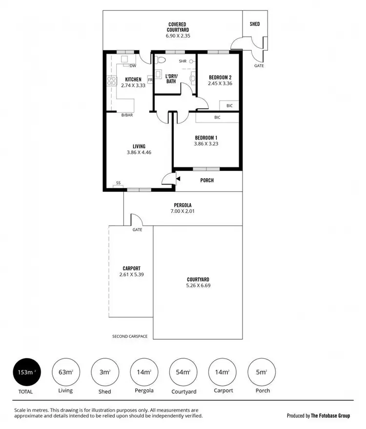 Floorplan of Homely unit listing, 2/10 Wemyss Avenue, Hawthorn SA 5062