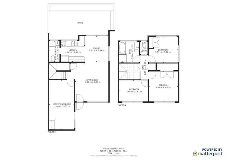 Floorplan of Homely townhouse listing, 20/5 Greenlands Drive, Varsity Lakes QLD 4227