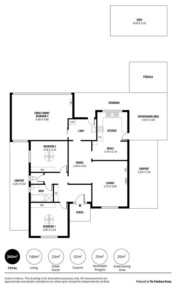 Floorplan of Homely house listing, 60 Whelan Avenue, Camden Park SA 5038