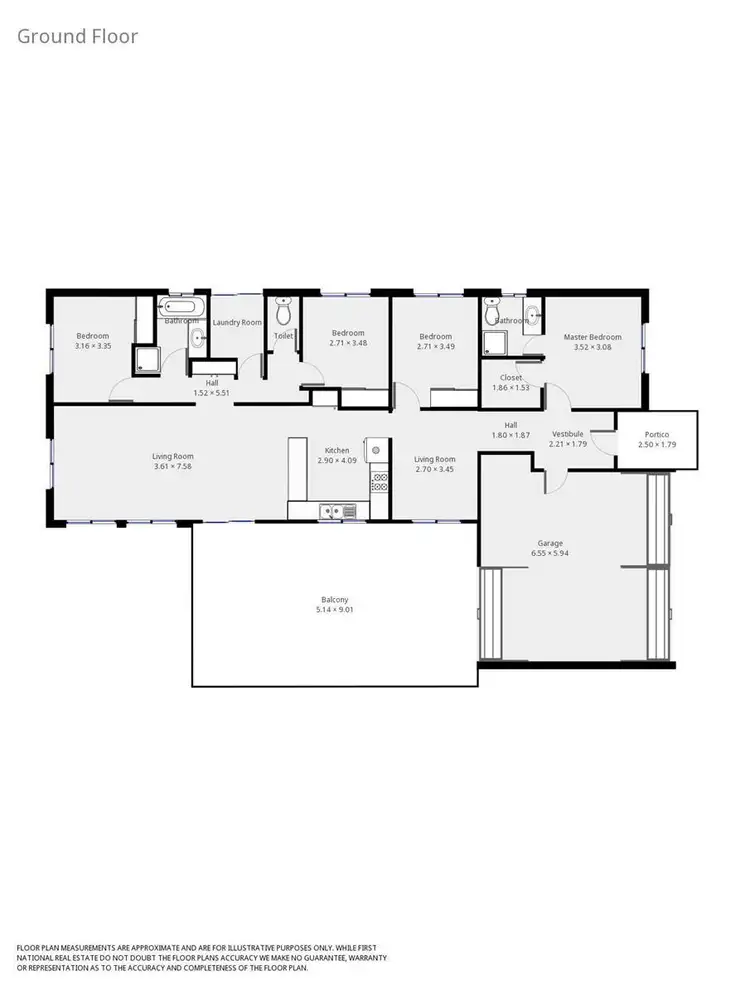 Floorplan of Homely house listing, 9 Fussell Court, Wodonga VIC 3690