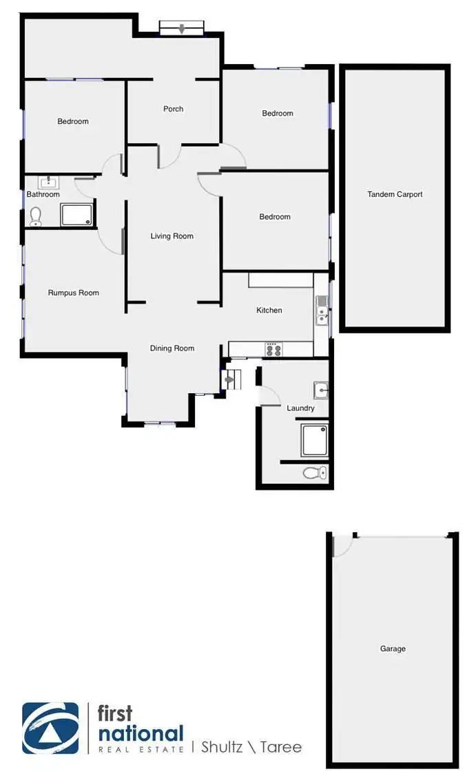 Floorplan of Homely house listing, 21 Spence Street, Taree NSW 2430