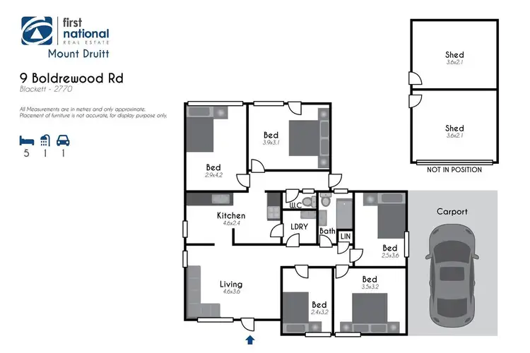 Floorplan of Homely house listing, 9 Boldrewood Road, Blackett NSW 2770