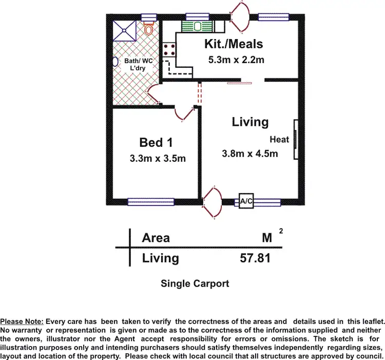 Floorplan of Homely unit listing, 8/549 Magill Road, Magill SA 5072