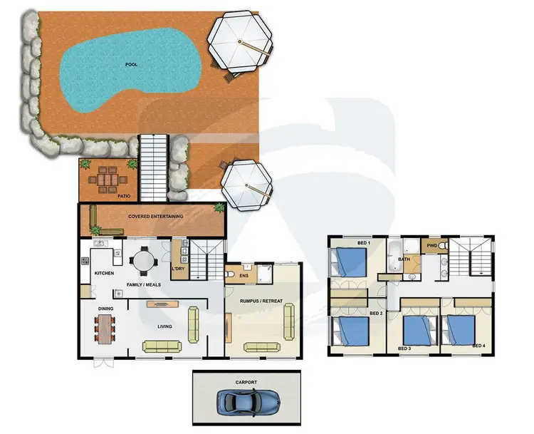Floorplan of Homely house listing, 12 Erasmus Street, Cornubia QLD 4130