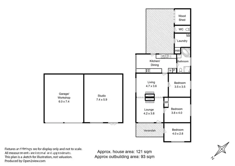 Floorplan of Homely house listing, 76 Pages Road, Grove TAS 7109