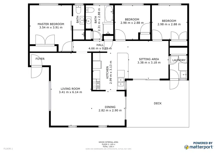 Floorplan of Homely house listing, 3 Marscay Avenue, Varsity Lakes QLD 4227