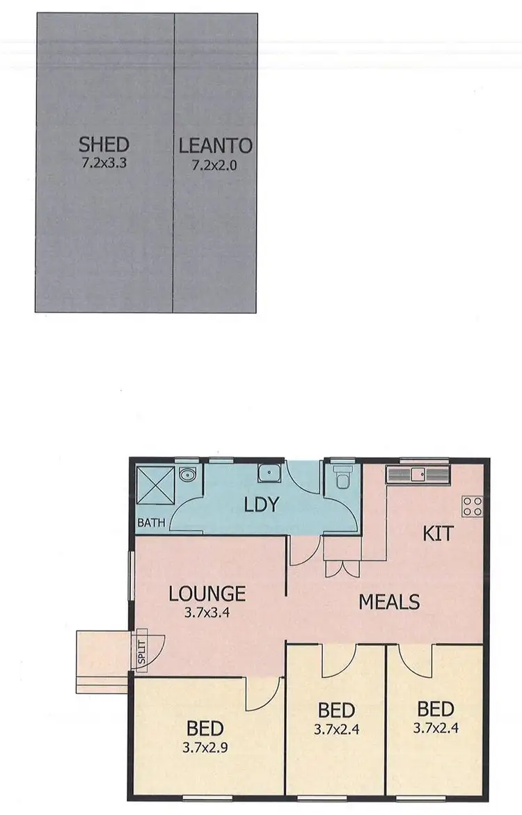 Floorplan of Homely house listing, 54 Kulde Road, Tailem Bend SA 5260