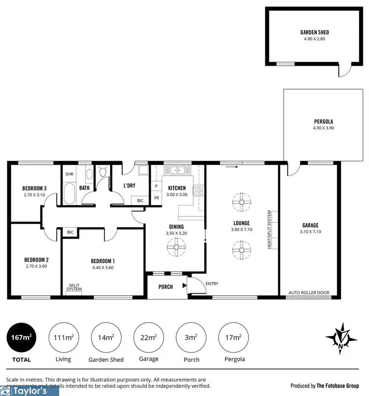 Floorplan of Homely house listing, 13 Citrine Street, Hope Valley SA 5090