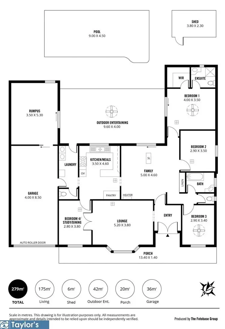Floorplan of Homely house listing, 3 Bristol Way, Salisbury East SA 5109