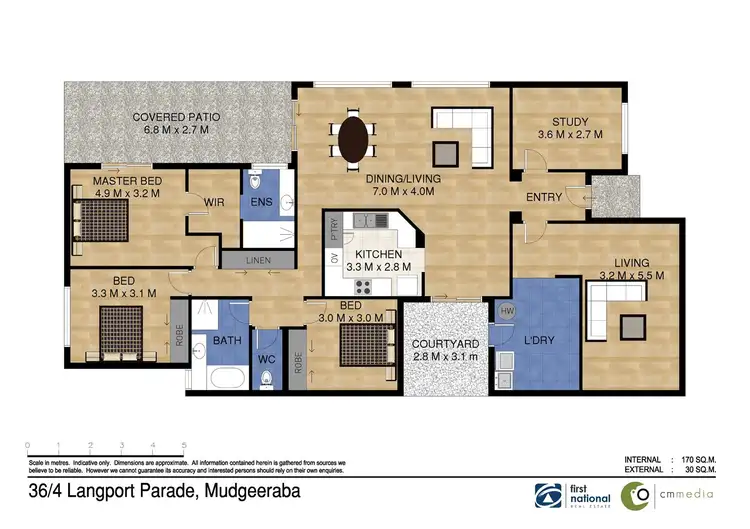 Floorplan of Homely house listing, 36/2-4 Langport Parade, Mudgeeraba QLD 4213