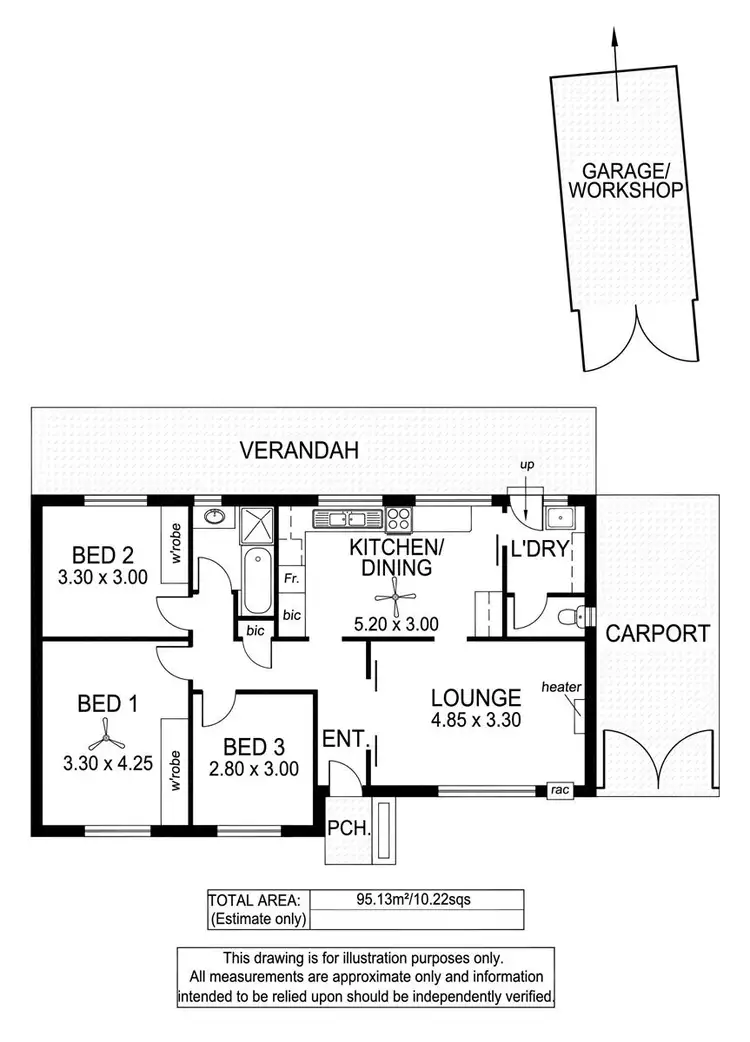 Floorplan of Homely house listing, 1 Parkmore Avenue, Sturt SA 5047