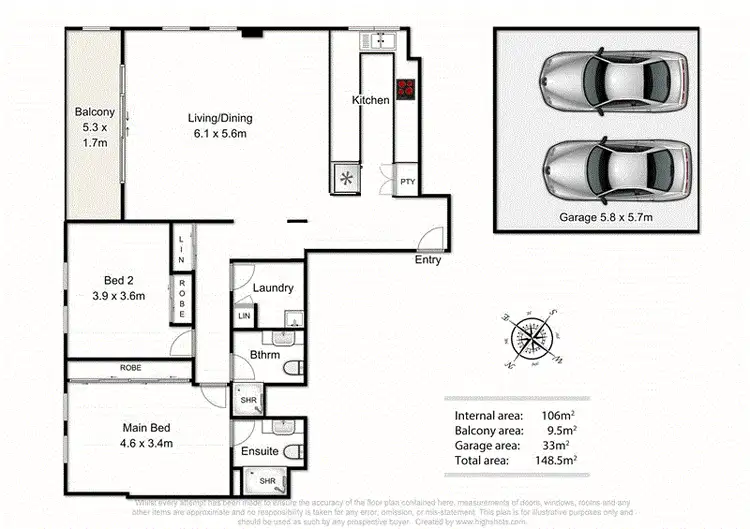 Floorplan of Homely apartment listing, 21/24 Dunmore Terrace, Auchenflower QLD 4066