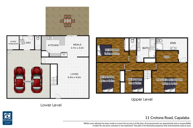 Floorplan of Homely house listing, 11 Crotona Road, Capalaba QLD 4157