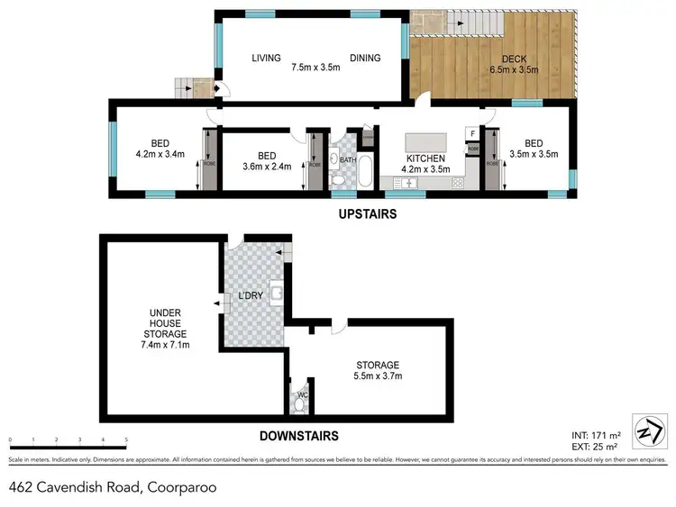 Floorplan of Homely house listing, 462 Cavendish Road, Coorparoo QLD 4151