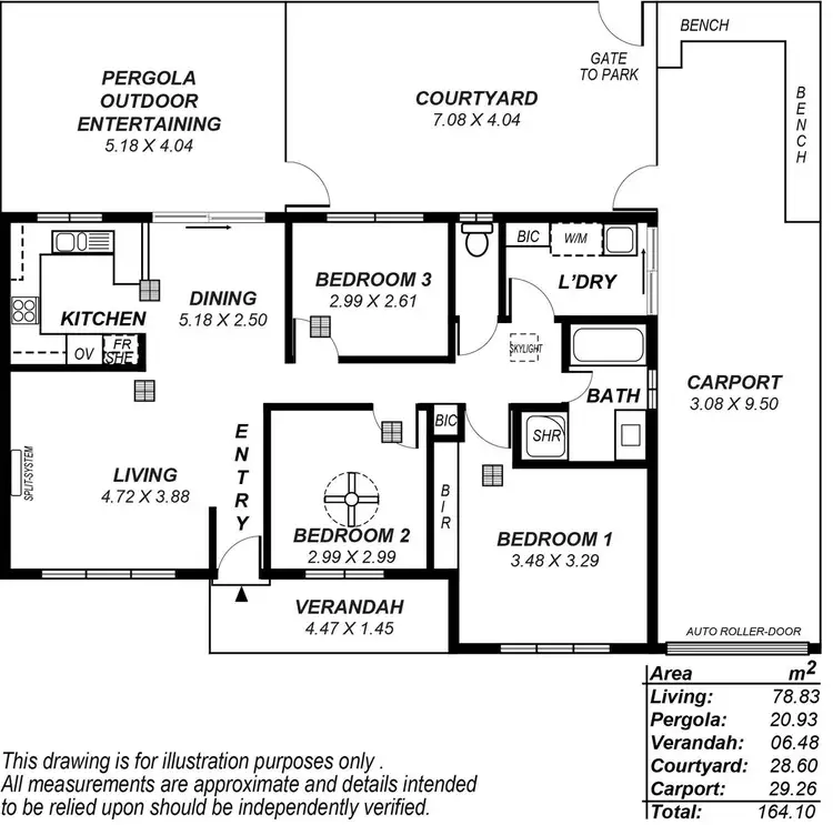 Floorplan of Homely unit listing, 7/103 The Golden Way, Wynn Vale SA 5127