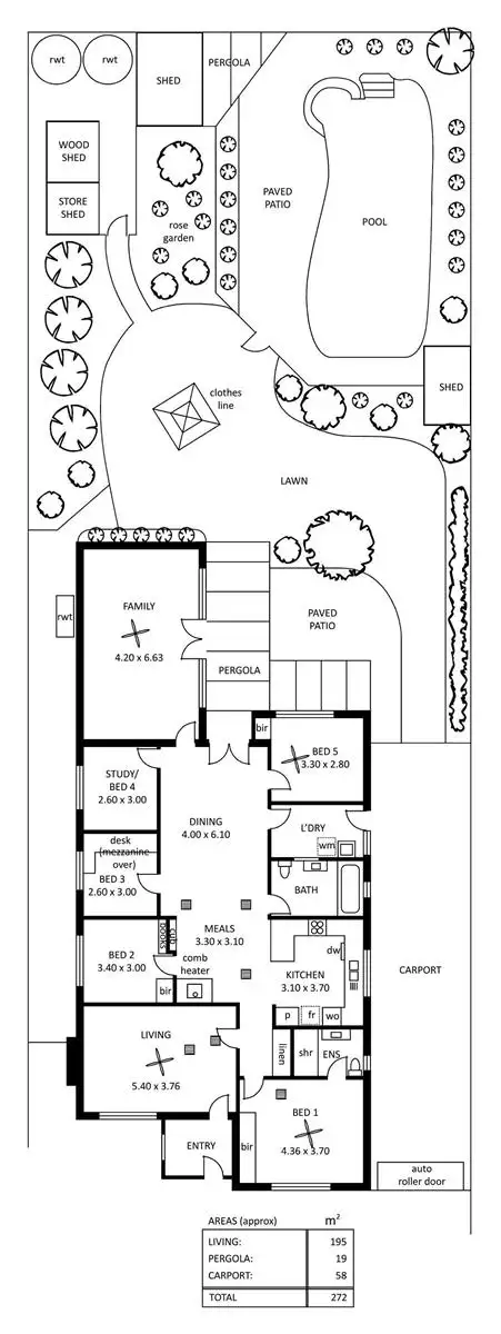 Floorplan of Homely house listing, 56 Jersey Avenue, Kilburn SA 5084