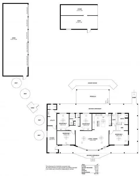 Floorplan of Homely rural property listing, 10178 Hunter Road Cowirra via, Mannum SA 5238