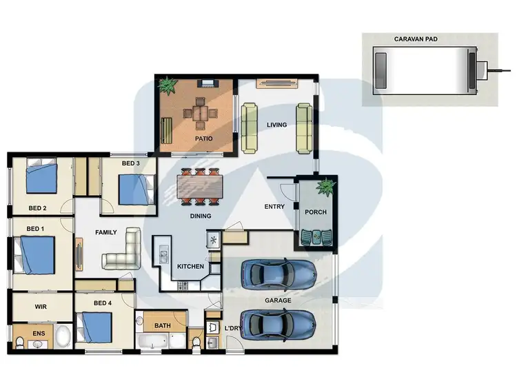 Floorplan of Homely house listing, 6 Yovan Court, Loganlea QLD 4131