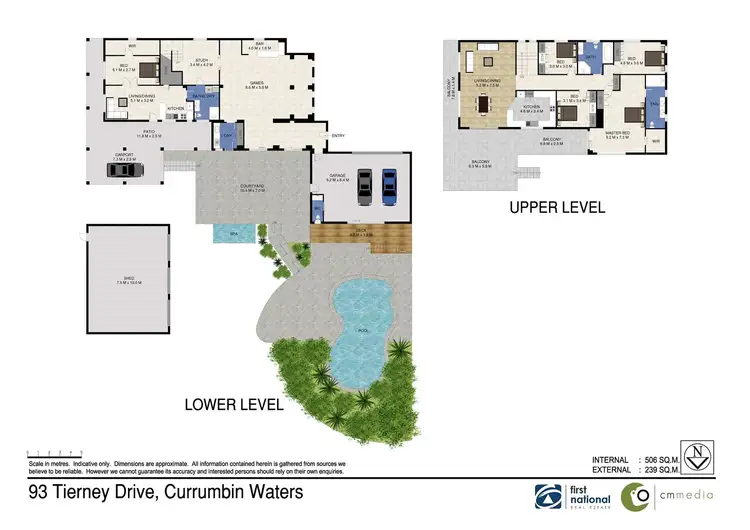 Floorplan of Homely house listing, 93 Tierney Drive, Currumbin Waters QLD 4223