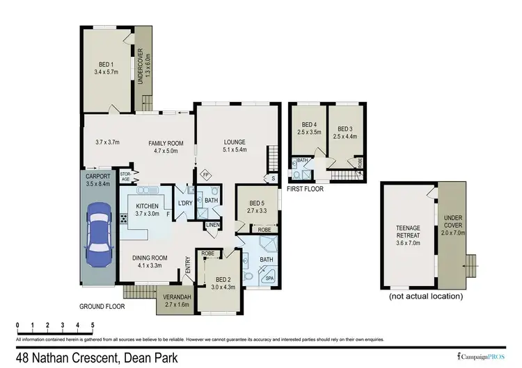 Floorplan of Homely house listing, 48 Nathan Crescent, Dean Park NSW 2761