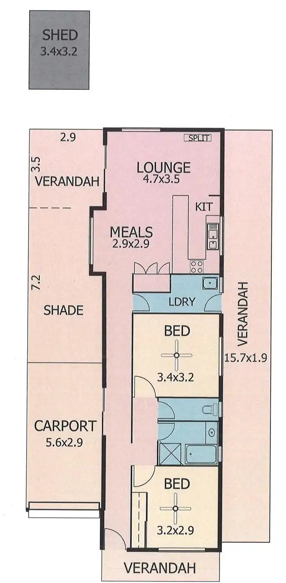 Floorplan of Homely house listing, 21 Hawke Place, Murray Bridge SA 5253
