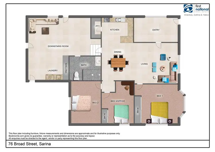 Floorplan of Homely house listing, 76 Broad Street, Sarina QLD 4737