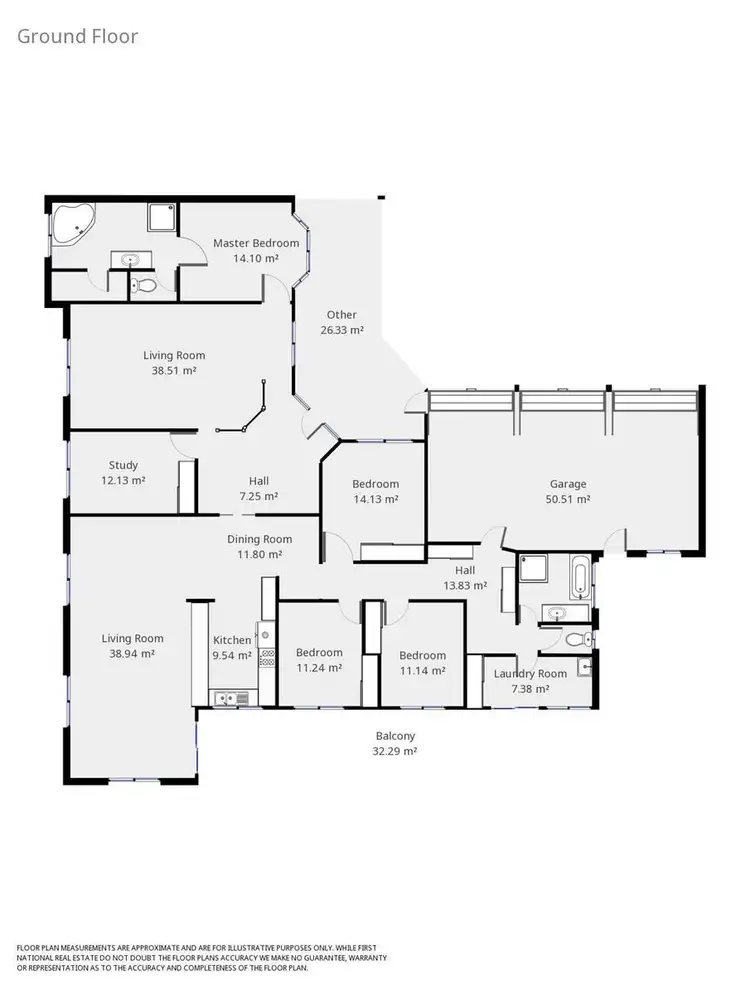 Floorplan of Homely house listing, 2 Down Court, Wodonga VIC 3690