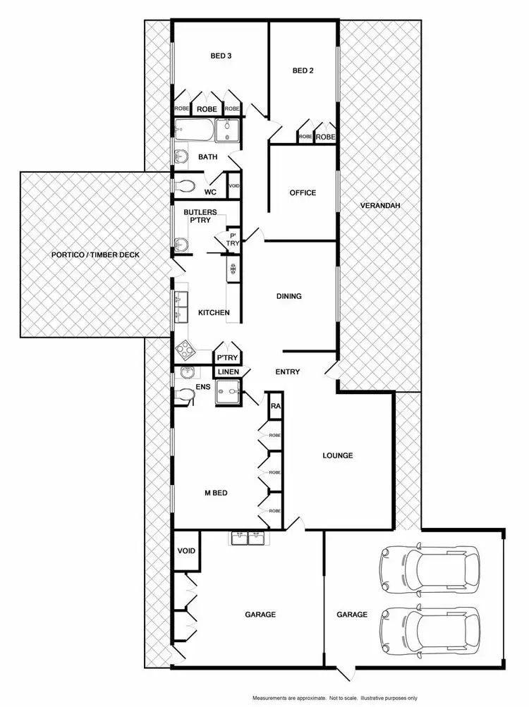 Floorplan of Homely house listing, 124 Thomas Mitchell Drive, Wodonga VIC 3690