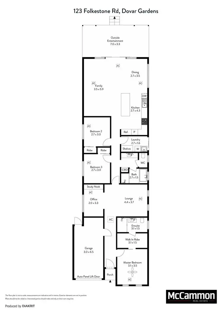 Floorplan of Homely house listing, 123 Folkestone Road, Dover Gardens SA 5048